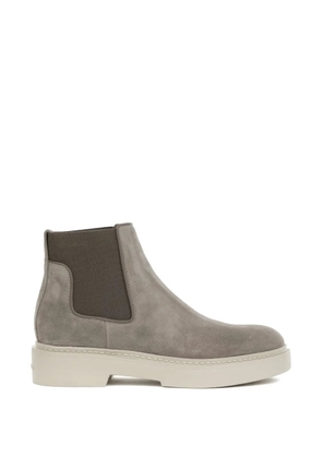Santoni suede chelsea boots - Grey