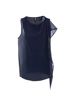 Eleh scarf sleeveless top - Blue