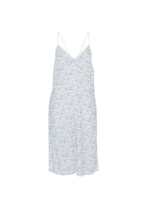 Nº21 floral print slip dress - Blue