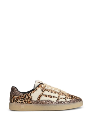 AMIRI animal-print lace-up sneakers - Brown