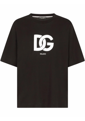 Dolce & Gabbana DG-logo cotton T-shirt - Black