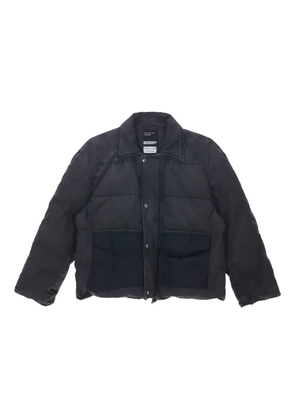 Enfants Riches Déprimés collared military puffer jacket - Grey