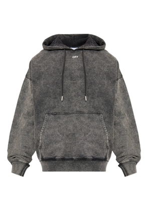 Off-White pouch pocket hoodie - Grey