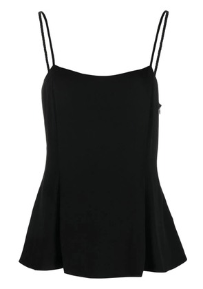 Theory flared braided-strap tank top - Black