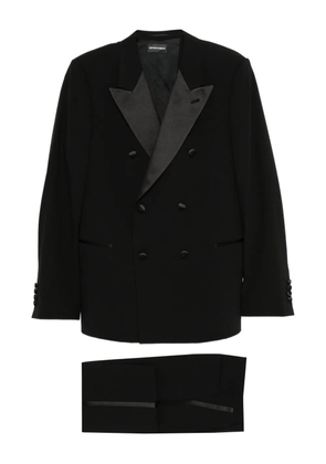 Emporio Armani double-breasted suit (set of three) - Black