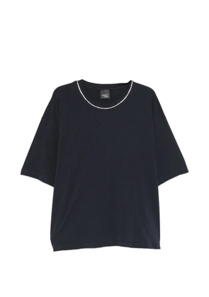 Marina Rinaldi Pmrmito collar-embellished T-shirt - Blue
