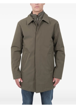 NN07 buttoned trench coat - Green