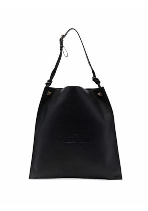 Valentino Garavani logo debossed tote bag - Black