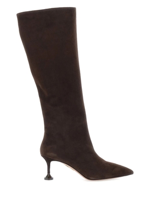 Aquazzura pointed stiletto heel boots - Brown