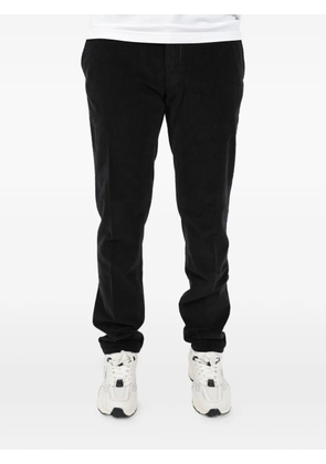 Incotex corduroy wool trousers - Black