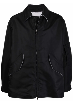 Valentino Garavani zip-up shirt jacket - Black