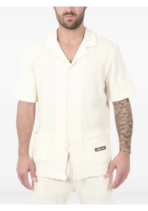 Nikben patch-pocket short-sleeve shirt - Neutrals