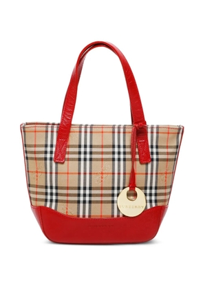 Burberry Pre-Owned 1990-2010 Nova Check Mini handbag - Neutrals