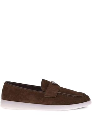 Prada suede loafers - Brown