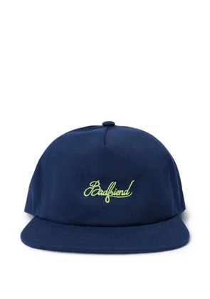 BADFRIEND logo-motif baseball cap - Blue