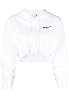 Off-White Helvetica cropped hoodie