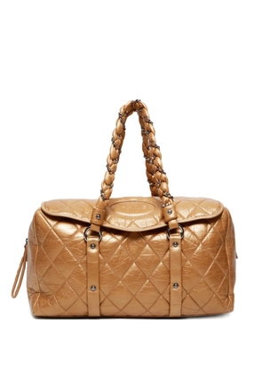 CHANEL Pre-Owned 2005-2006 Lady Blade quilted shoulder bag - Gold