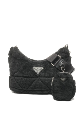 Prada Pre-Owned 2015-2025 mouton shoulder bag - Black