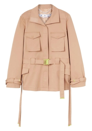 Off-White gabardine field jacket - Neutrals