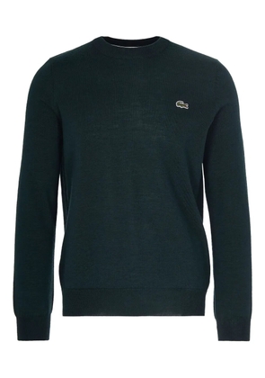 Lacoste logo-patch sweater - Green