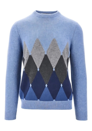 Ballantyne argyle-pattern sweater - Blue