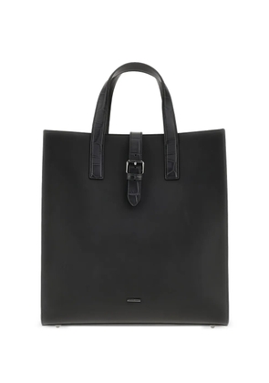 Emporio Armani leather tote bag - Black