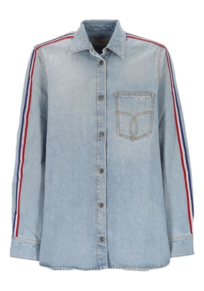 Fiorucci stripe pocket shirt - Blue