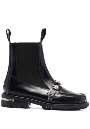 Toga Pulla embellished leather boots - Black