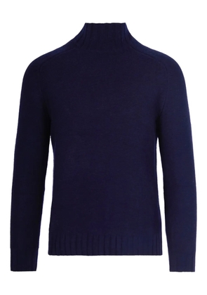 ALPHA STUDIO mock-neck sweater - Blue