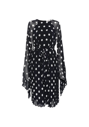 Marina Rinaldi MREALBORE polka-dot pleated midi dress - Black