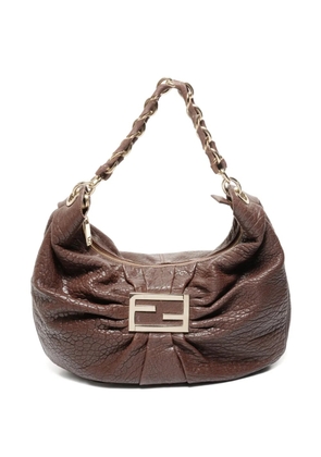 Fendi Pre-Owned 2015-2025 chain Mia Mamma baguette shoulder bag - Brown