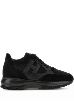 Hogan lace-up fastening sneakers - Black