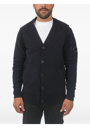 C.P. Company buttoned V-neck cardigan - Blue