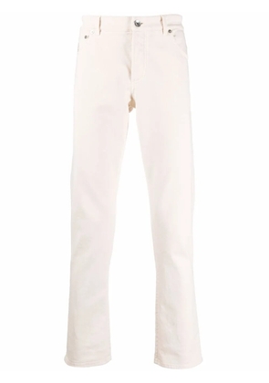 Brunello Cucinelli straight-leg high rise jeans - Neutrals
