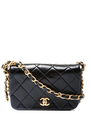 CHANEL Pre-Owned 2021-2025 chain-link shoulder bag - Black