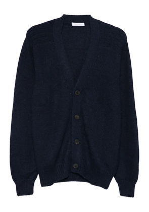 Cruciani ribbed cardigan - Blue
