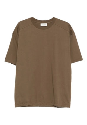 YES LONDON crew-neck T-shirt - Brown