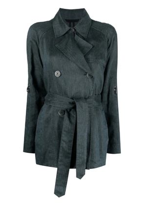 Fay lobster-claw double-breasted coat - Blue