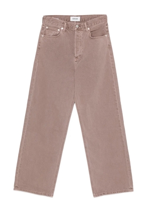 AGOLDE five-pocket trousers - Brown
