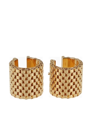 Jil Sander chain-link hoop earrings - Gold