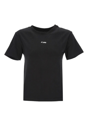 LOIS JEANS logo-print T-shirt - Black