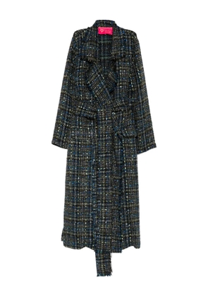 MIAU by Clara Rotescu ruffled coat - Blue