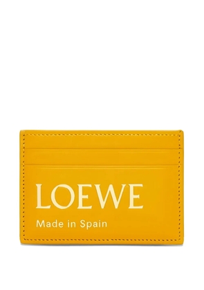 LOEWE logo-detail card holder - Yellow