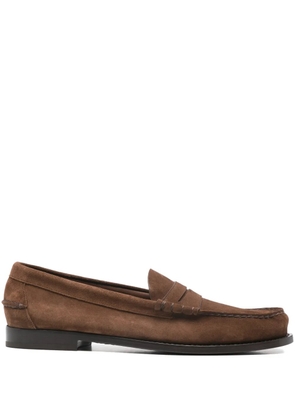 Church's Rowley panelled suede loafers - Brown