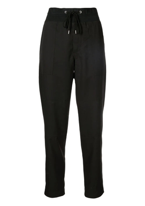 James Perse drawstring tapered trousers - Black