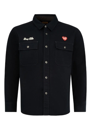 Human Made buttoned patch work shirt - Black