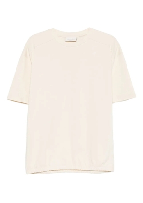YES LONDON cotton T-shirt - Neutrals