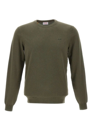 Sun68 logo-embroidered sweater - Green