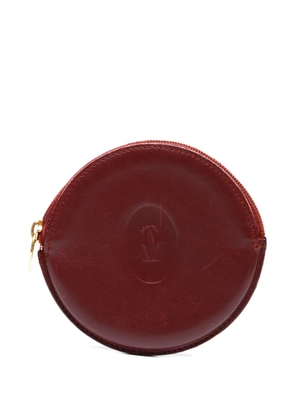 Cartier 1990-2000 leather coin case - Red