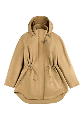 Fay hooded parka coat - Neutrals